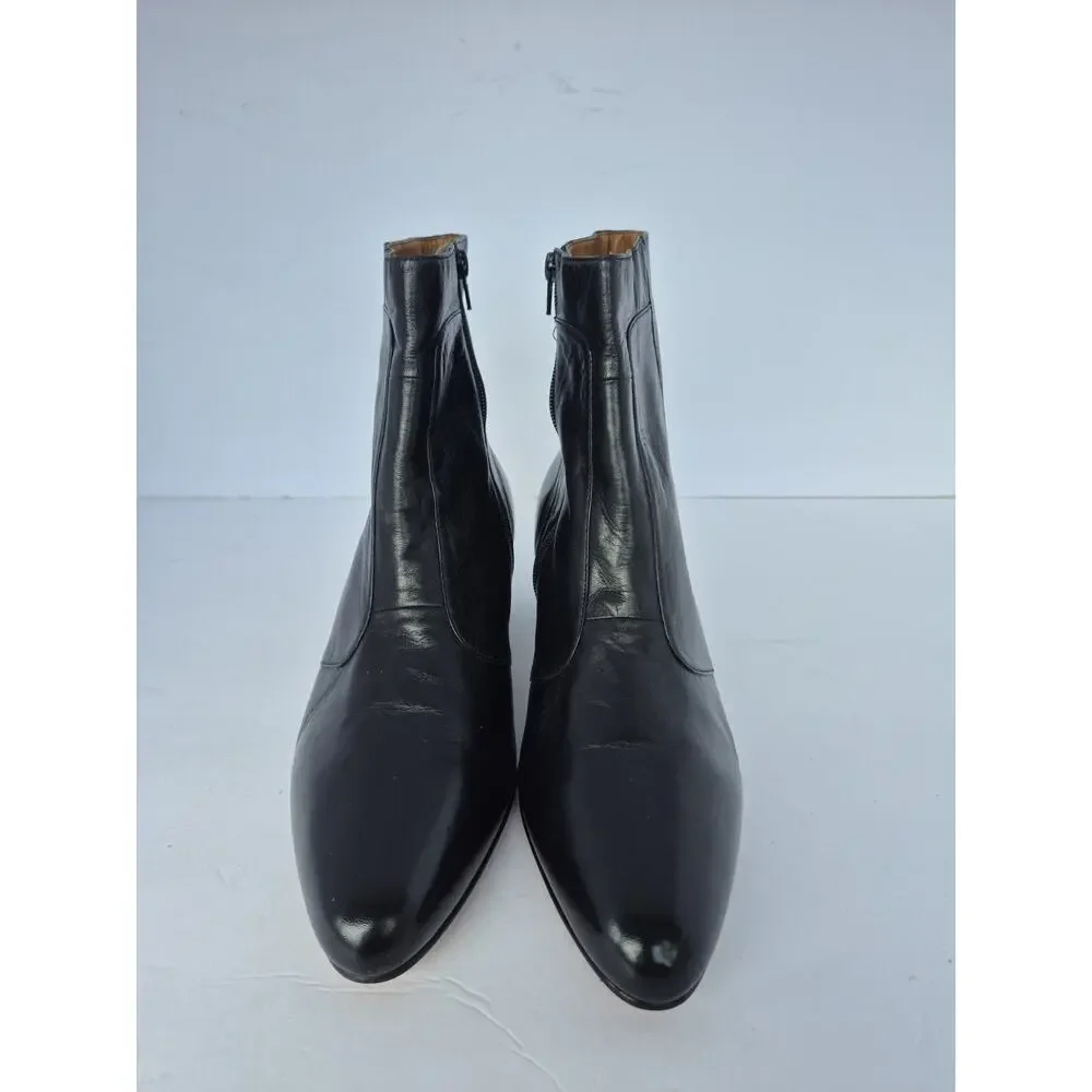 Giorgio Brutini Mens 13 M Calloway Beatle Side Zip Dress Boots Black Leather EUC